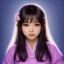 阿树画图中的用户头像，同人漫画创作者